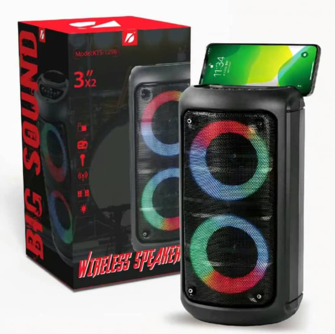 اسپیکر بلوتوثی قابل حمل KTS مدل 1296